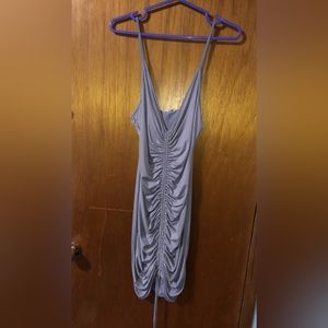 Shanghai ruched dress from Fashion Nova